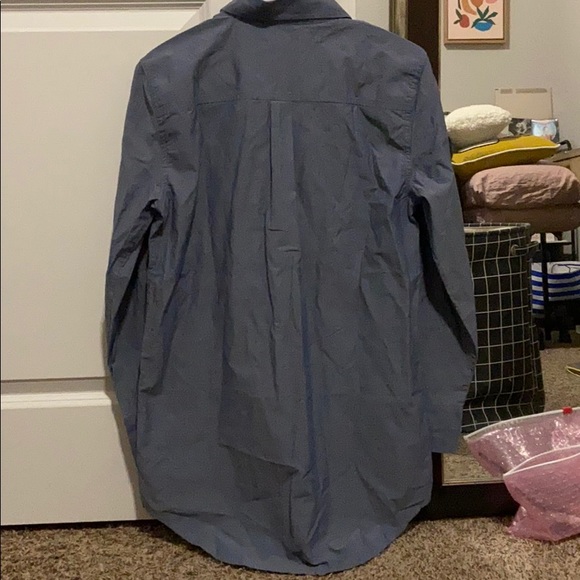 J. Crew Long Sleeve Chambray Popover Tunic NWT - Picture 5 of 6